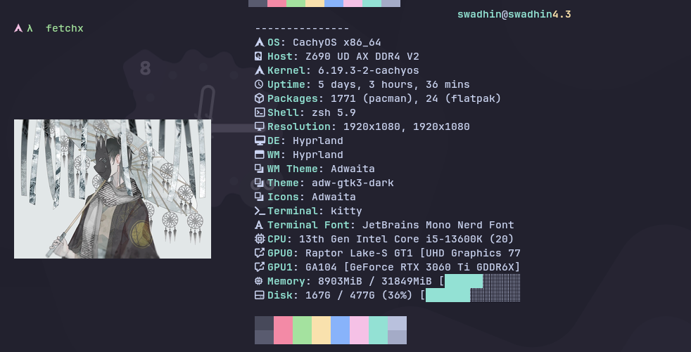 FetchX random image fetching — new image every run